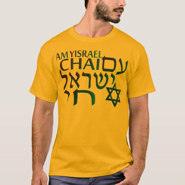 T-shirt AM Israël Chai (Devant)