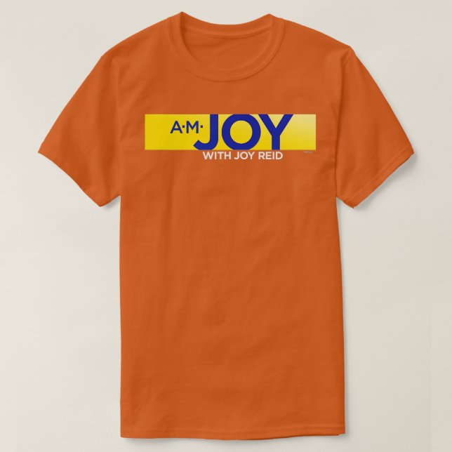 T-shirt AM Joy Standard MSNBC (Design devant)
