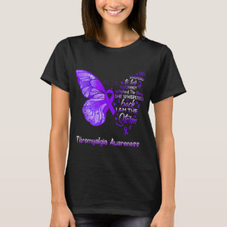 T-shirt Am Le Papillon de sensibilisation à la Fibromyalgi