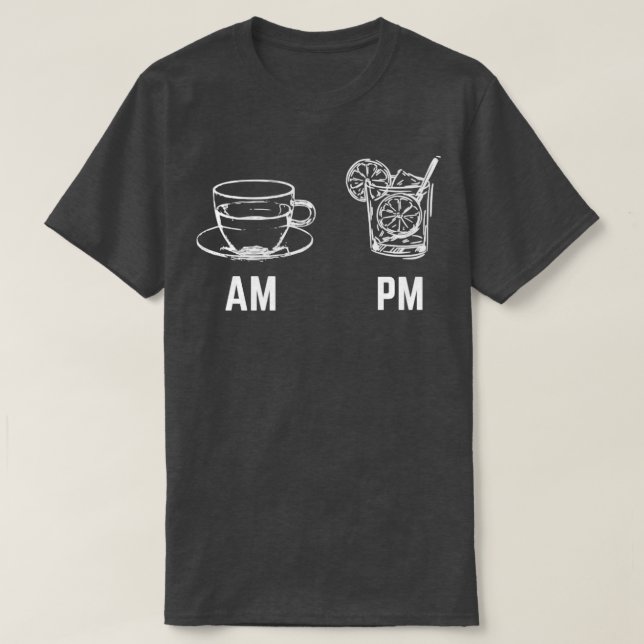 T-shirt Am pm cocktail1 (Design devant)