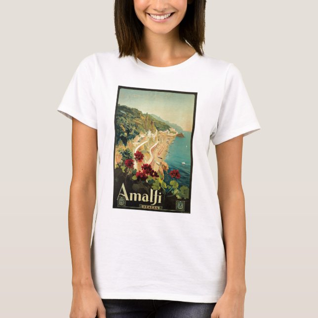 T-shirt Amalfi Italie (Devant)