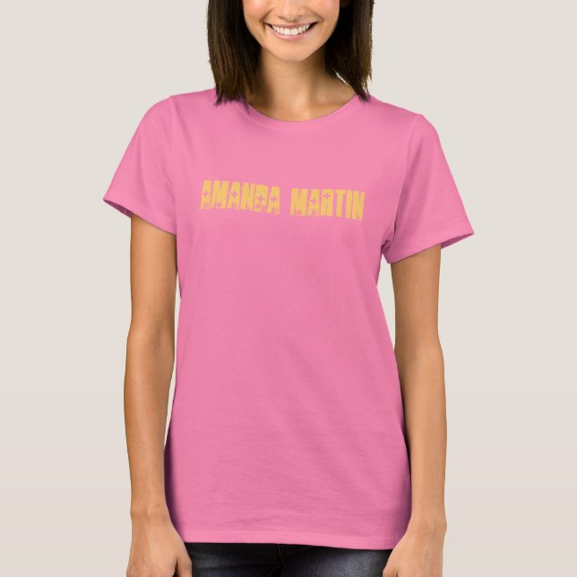 T-shirt Amanda Martin Tee Camo féminin (Devant)