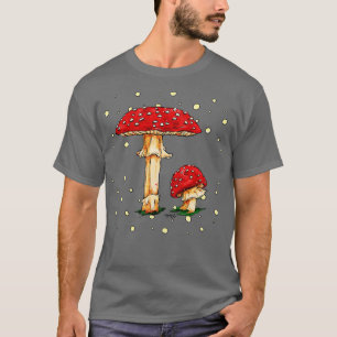 T-shirt Amanita muscaria champignons roux agaric