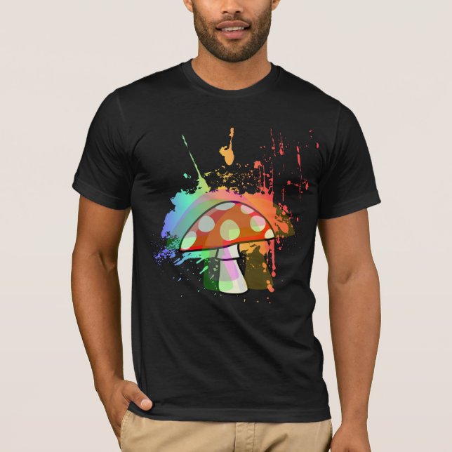 T-shirt Amanita Muscaria Psychedelic Champhroom (Devant)