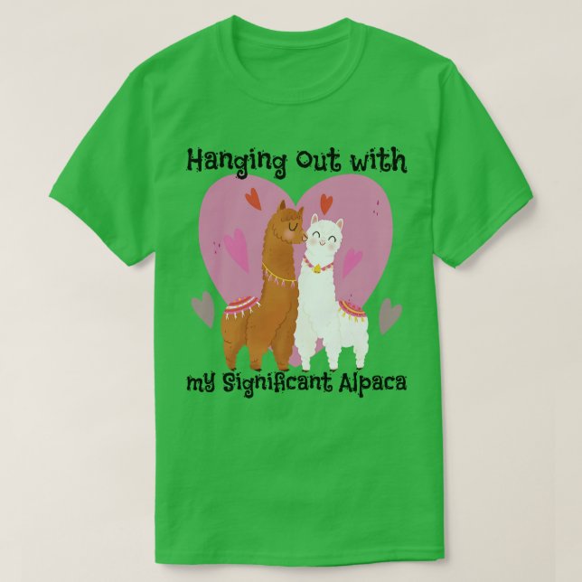 T-shirt amant alpaga 1 (Design devant)