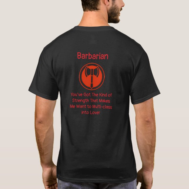 T-shirt Amant Barbare (Dos)