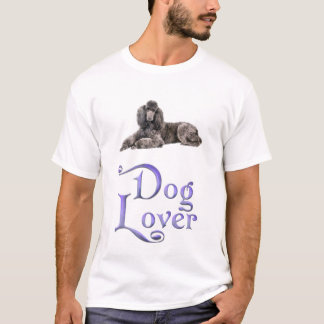 T-shirt Amant-caniche de chien