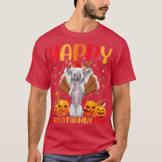 T-shirt Amant Chien amusant Happy Chien Cris Chinois Bonjo