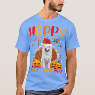 T-shirt Amant chien drôle Happy American Eskimo Chien Hell