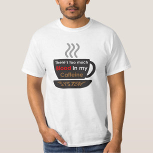 T-shirt Amant de caféine