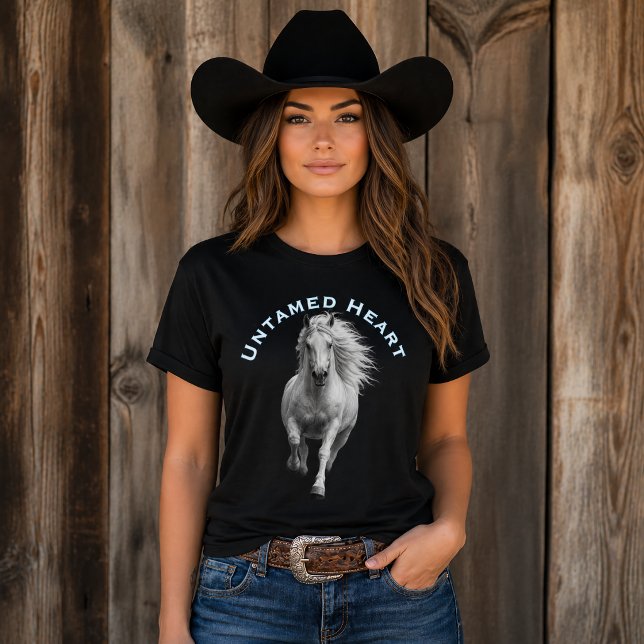 T-shirt Amant de Cheval à Cœur Sauvage (Créateur téléchargé)