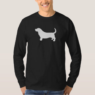 T-shirt Amant de chien de parfum de cool de silhouette de
