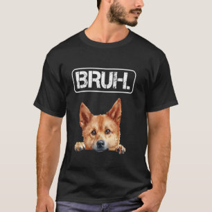 T-shirt Amant de chien drôle Spitz finlandais Bruh