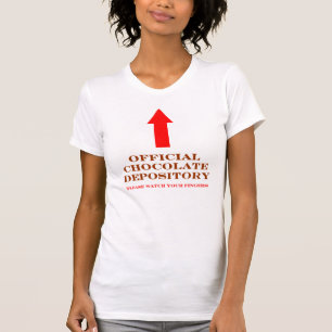 T-shirt Amant de chocolat d'accro du chocolat drôle