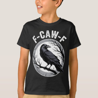T-shirt Amant de corbeau drôle noir Fcawf Fawk F Corbeau