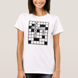 T-shirt Amant de jeu de mots croisé de CRUCIVERBALIST