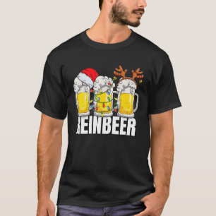 T-shirt Amant de la bière drôle Noël Brewdolph La Rein