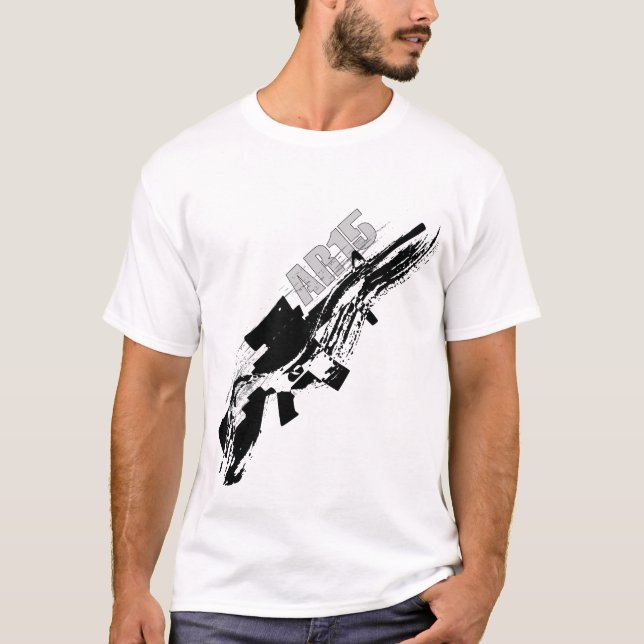T-SHIRT AMANT DE L'AR 15 (Devant)
