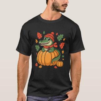 T-shirt Amant de l'automne et de l'Action de grâce de l'al