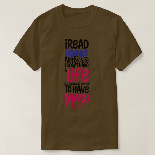 T-shirt Amant de livre amusant Citation, Cool Référenceur  (Design devant)