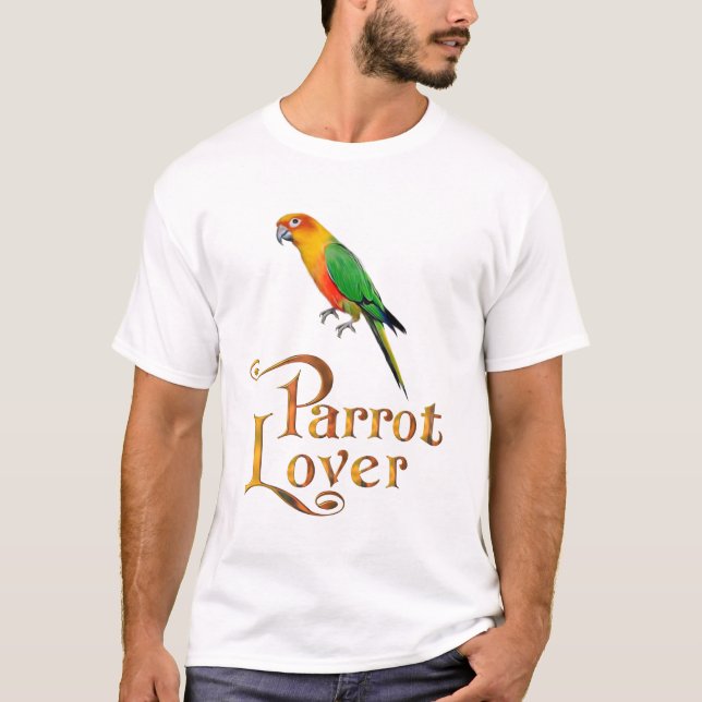 T-shirt Amant de perroquet (Devant)