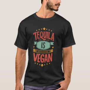 T-shirt Amant de Tequila Vegan Drôle Boire de l'Alcool Fêt