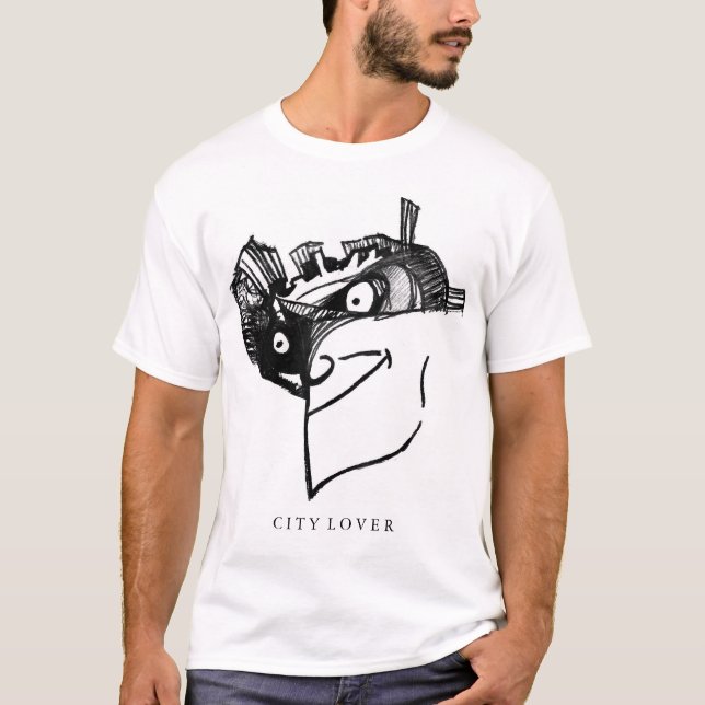 T-shirt Amant de ville (Devant)