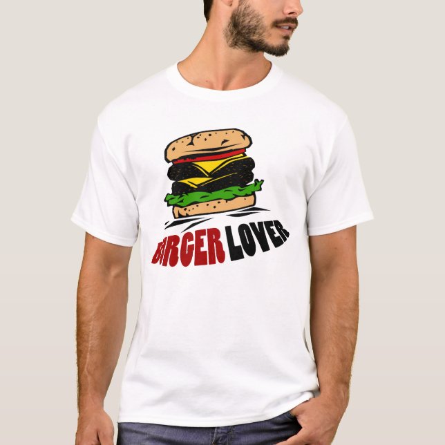 T-SHIRT AMANT D'HAMBURGER (Devant)