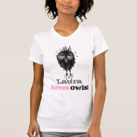 Amant drôle fait sur commande de hibou - hiboux