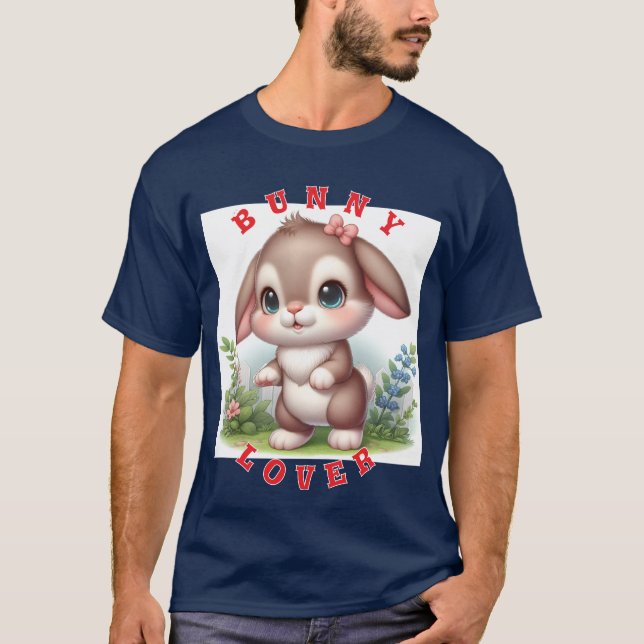 T-shirt Amant lapin (Devant)