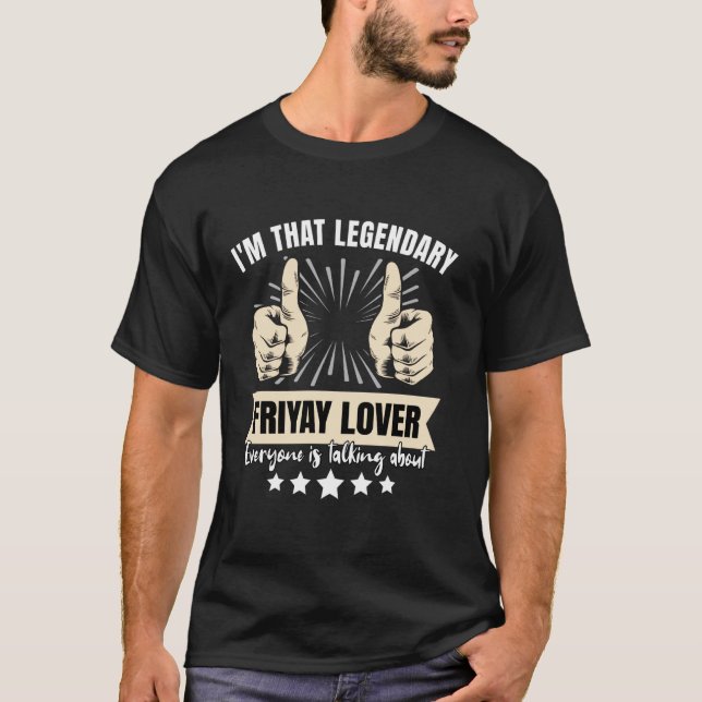 T-shirt Amant légendaire du Vendredi (Devant)