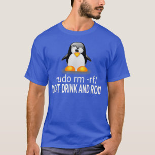 T-shirt Amant Linu Dont Drink Root Drôle slogan Tu tee