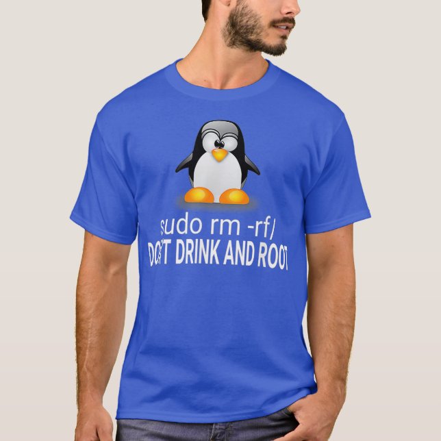 T-shirt Amant Linu Dont Drink Root Drôle slogan Tu tee (Devant)