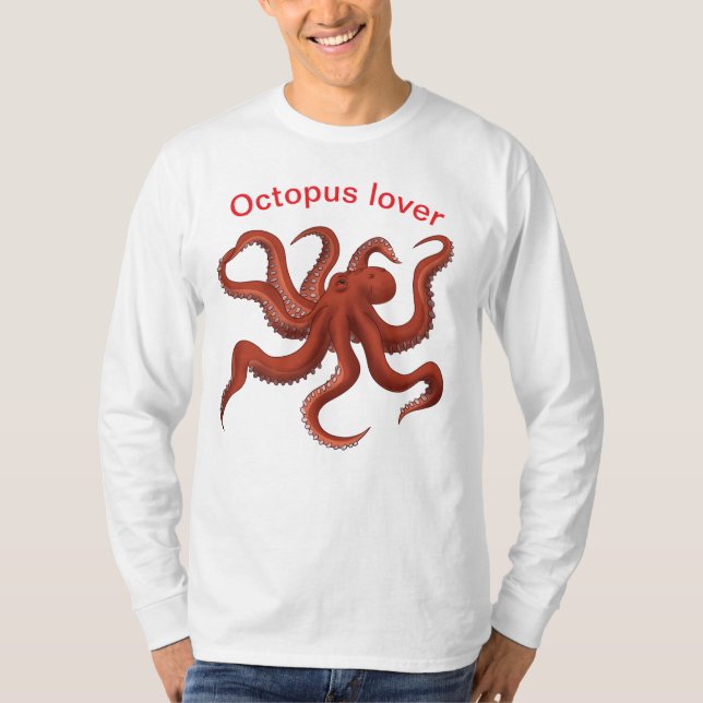 T-shirt Amant octopique (Devant)