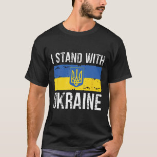 T-shirt Amant Ukrainien Je Suis Avec Le Coeur De L'Ukraine