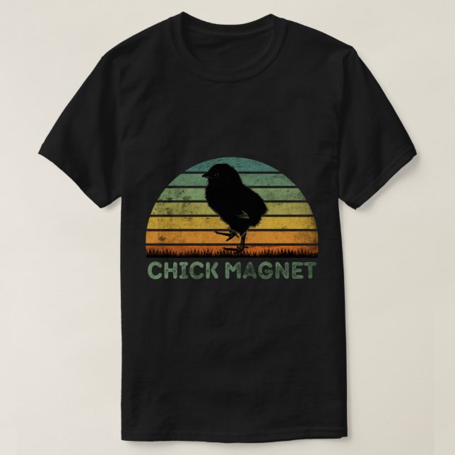 T-shirt Amant Vintage Retro Chick (Design devant)