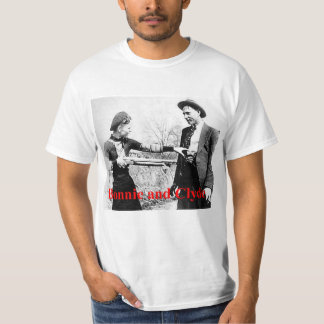 T-shirt Amants croisés par étoile mignons et de Clyde ou