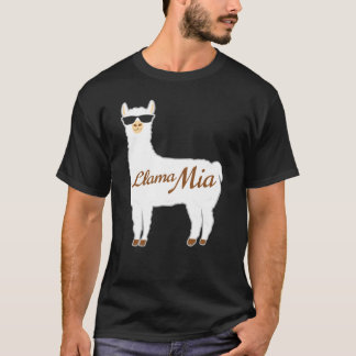 T-shirt Amants d'alpaga de maman Mia Best Gift For de Mia