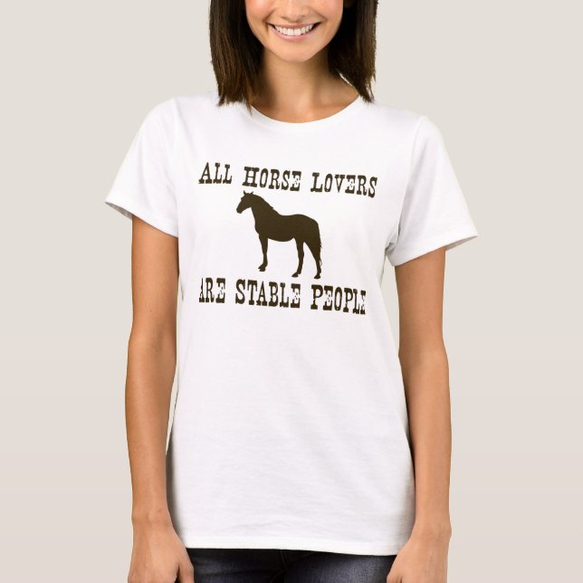 T-shirt Amants de cheval (Devant)