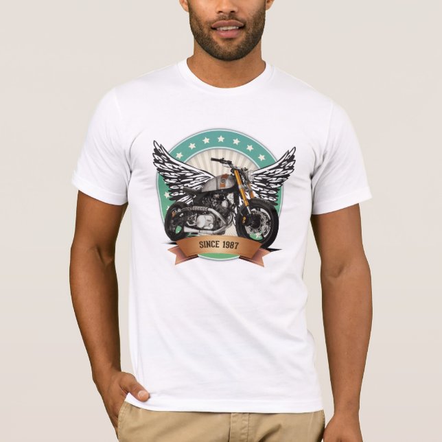 T-shirt Amants de motocyclette (Devant)