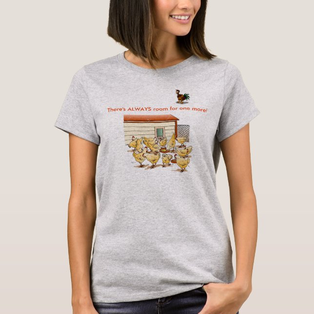 T-shirt Amants de poulet (Devant)