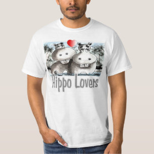 T-shirt Amants d'hippopotame