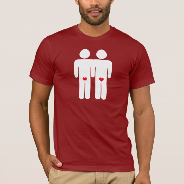 T-shirt Amants gays (Devant)