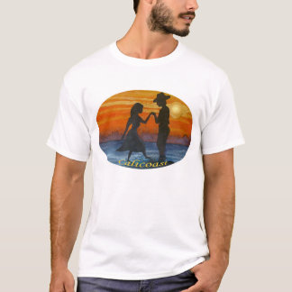 T-shirt Amants occidentaux de coucher du soleil