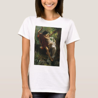 T-shirt Amants sur une balançoire. Le Printemps de Pierre