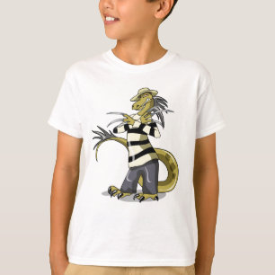 T-shirt Amargasaurus Pose Comme Freddy Krueger.