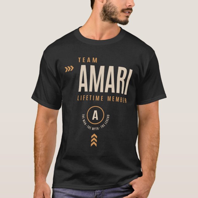 T-shirt Amari Nom personnalisé - Funny Amari (Devant)