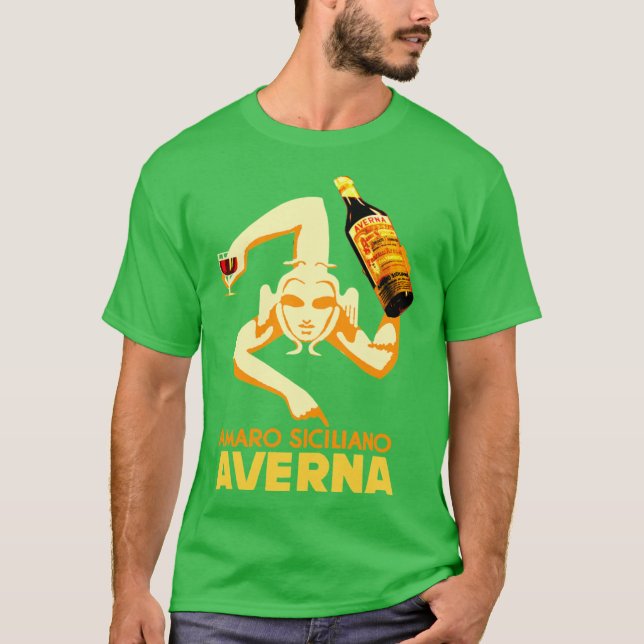 T-shirt Amaro Siciliano Averna millésimé (Devant)