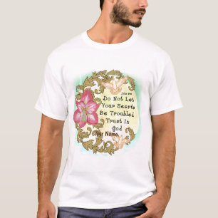T-shirt Amaryllis dieu de la confiance chrétienne