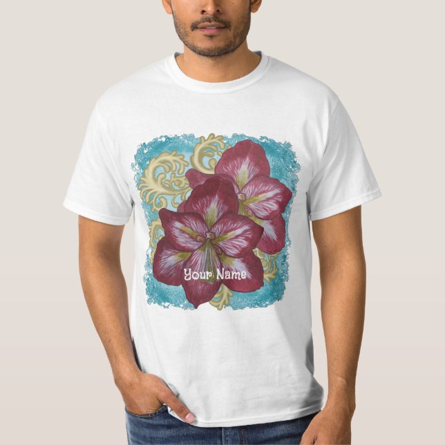 T-shirt Amaryllis fleurs Rondo (Devant)